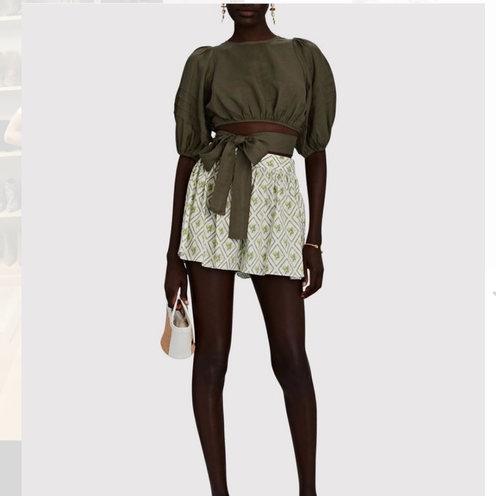 Shona Joy Juliana Short Sleeve Top - Size 2